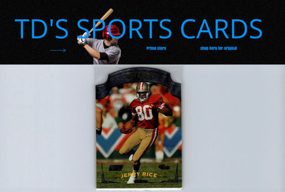 Jerry Rice football card from 1996 Pro Line DC III collection