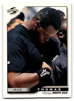 Frank Thomas baseball card from 1996 Score #21, a must-have for trading cards collectors