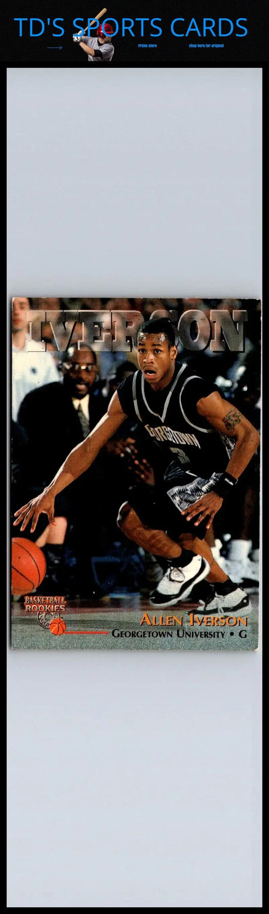 Allen Iverson basketball card from 1996 Score Board Rookies collection