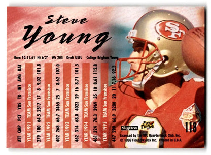 1996 SkyBox Impact Rookies #118 Steve Young - Trading Cards