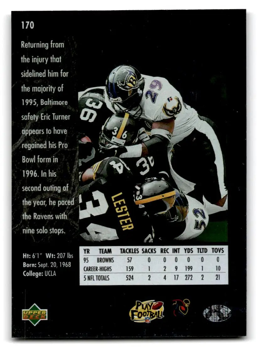 1996 SP #170 Eric Turner - Trading Card