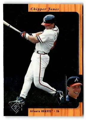 1996 SP #26 Chipper Jones baseball card for trading card collectors