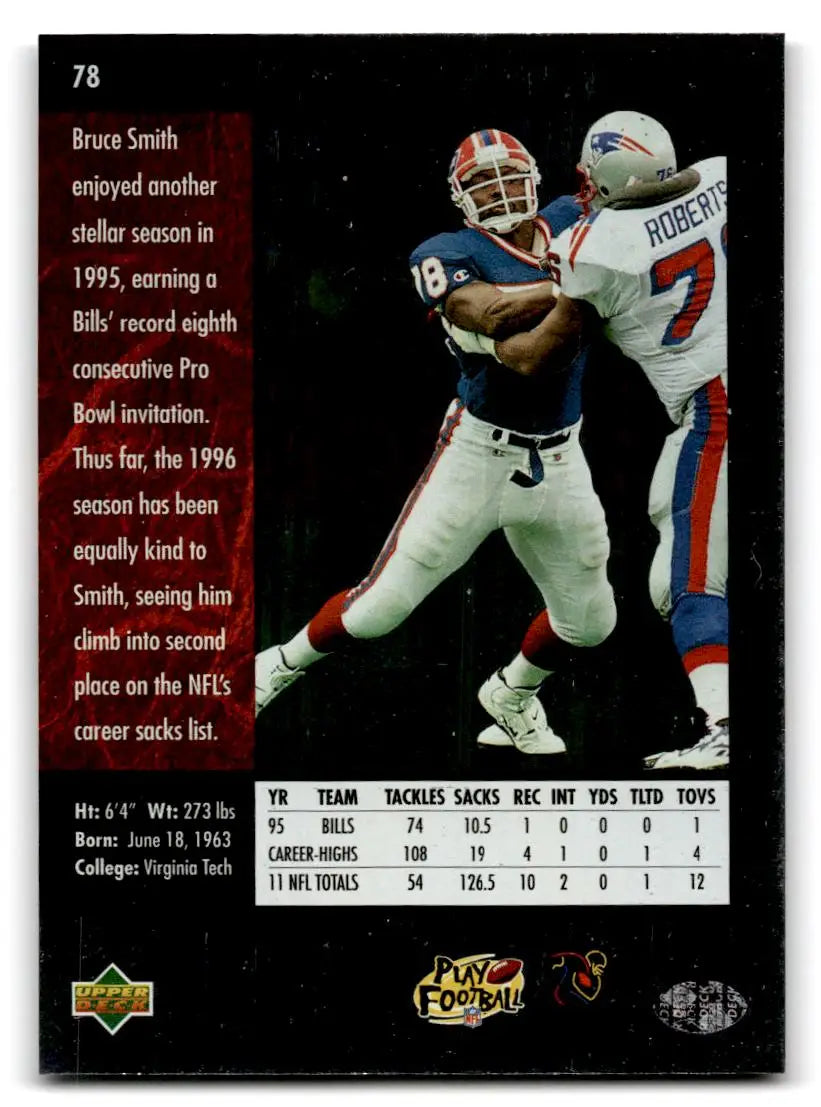 1996 SP #78 Bruce Smith - Trading Cards