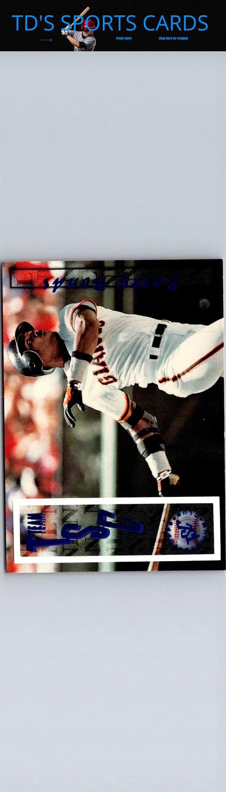 1996 Stadium Club Barry Bonds Members Only baseball card featuring Barry Bonds members