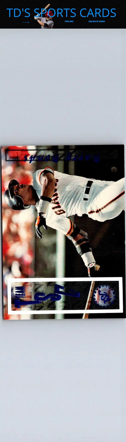 1996 Stadium Club Barry Bonds Members Only baseball card featuring Barry Bonds members