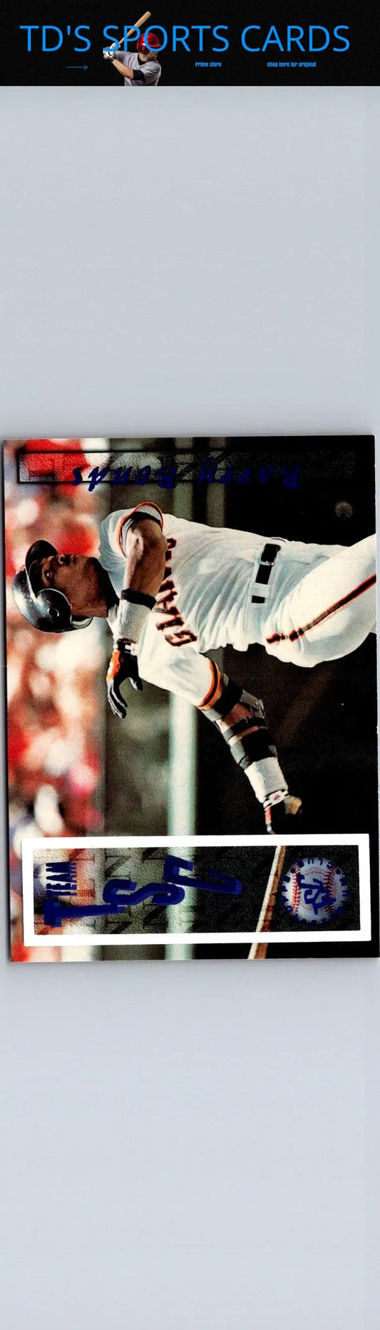 1996 Stadium Club Barry Bonds Members Only baseball card featuring Barry Bonds members
