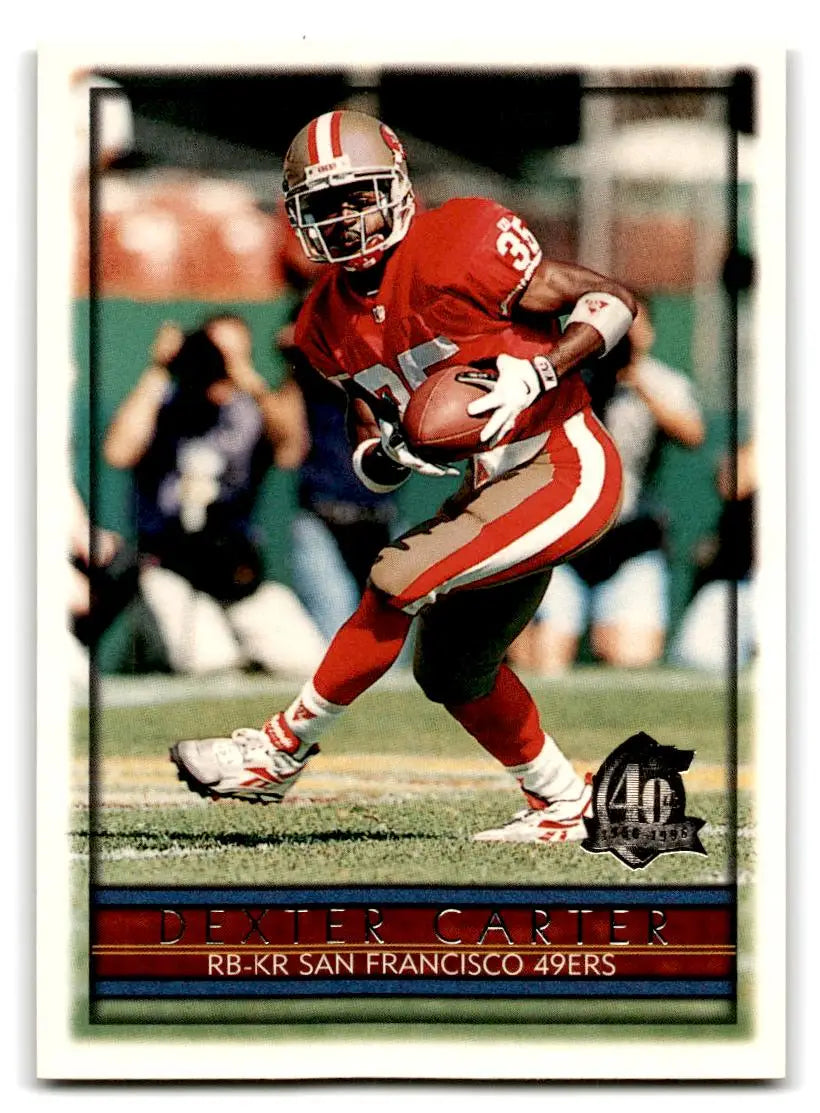 1996 Topps #164 Dexter Carter - Trading Card
