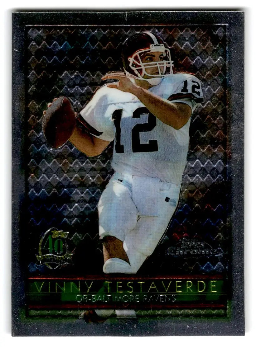 1996 Topps Chrome #114 Vinny Testaverde - Trading Card