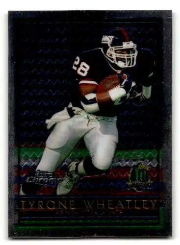 Tyrone Wheatley 1996 Topps Chrome #46 New York Giants football card with original gloss