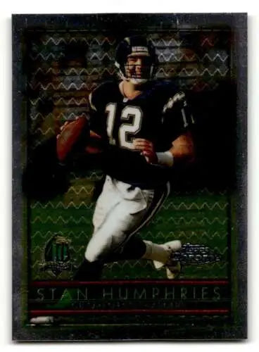 1996 Topps Chrome #83 Stan Humphries San Diego Chargers Football Card Original Gloss