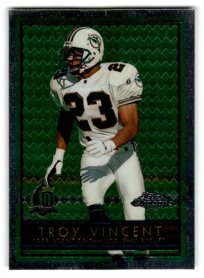 1996 Topps Chrome #85 Troy Vincent - Trading Cards
