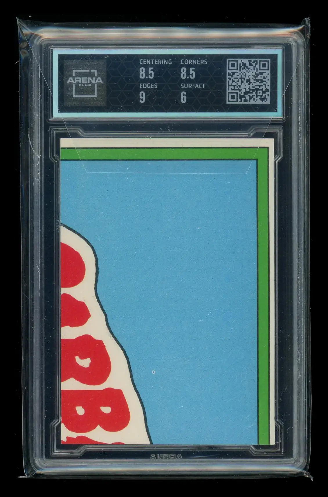 Graded Garbage Pail Kids card in protective slab 1996 Topps Reese Pieces #149a