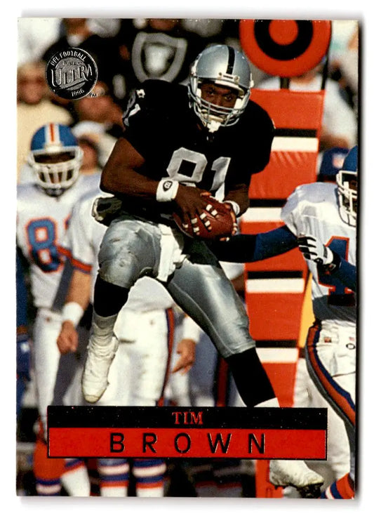 1996 Ultra #112 Tim Brown - Trading Card