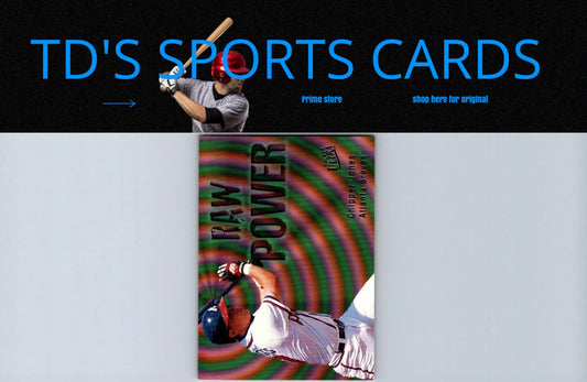 1996 Ultra #596 Chipper Jones baseball card, a must-have for trading cards collectors