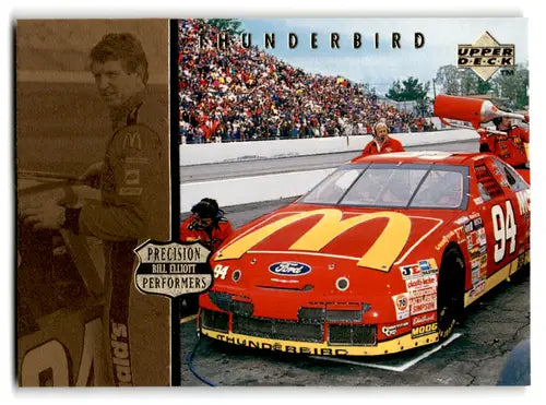 Original gloss 1996 Upper Deck #114 Bill Elliott NM-MT PP race car image