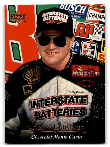 Original gloss 1996 Upper Deck Bobby Labonte trading card NM-MT ID 77574