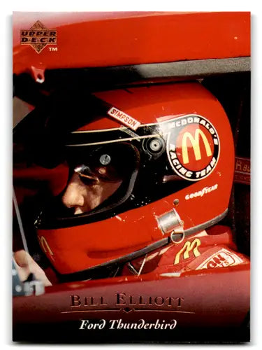 Original gloss 1996 Upper Deck Bill Elliott racing card NM-MT ID 77592