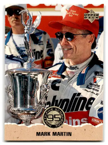 Original gloss 1996 Upper Deck Mark Martin racing card NM-MT SB ID 77603