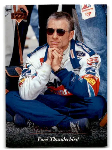 Original gloss racing driver in uniform from 1996 Upper Deck Mark Martin card