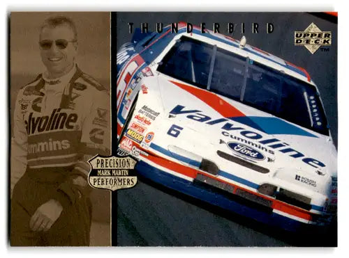 Original gloss 1996 Upper Deck Mark Martin racing card NM-MT PP ID 77643