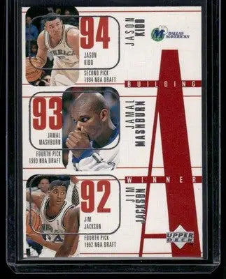 1996 Upper Deck Jim Jackson Jamal Mashburn Jason Kidd Loren Meyer Dumas #141 - Trading Card