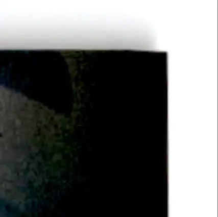 Black rectangular object from 1996 Upper Deck Racing Road to the Cup Brett Bodine card