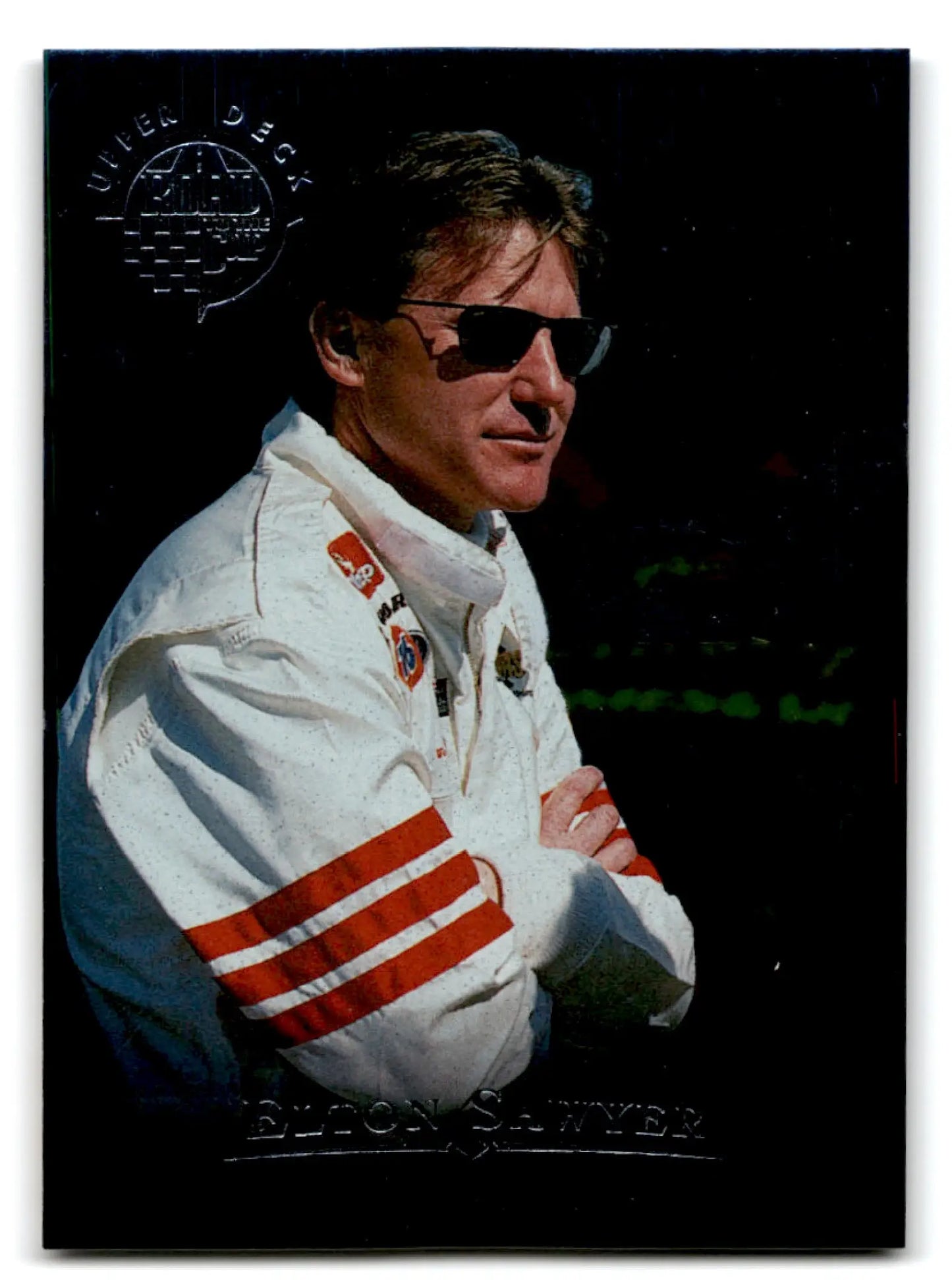 1996 Upper Deck Racing Road to the Cup Elton Sawyer #RC35a - Trading Card