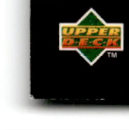 Black box with Upper Deck logo from 1996 Upper Deck Racing Road to the Cup Hut Stricklin #RC33a