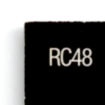 Black rectangular electronic component from 1996 Upper Deck Racing Road to the Cup Jeff Fuller #RC48a