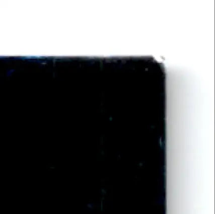 Black object with rounded top right corner from 1996 Upper Deck Racing Road to the Cup Jeff Fuller card