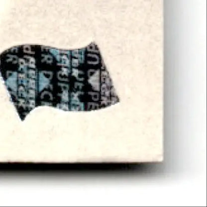 Wavy abstract security tag for 1996 Upper Deck Racing Road to the Cup Joe Nemechek card