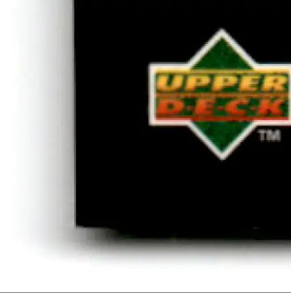 Black rectangular box with logo from 1996 Upper Deck Racing Road to the Cup John Andretti