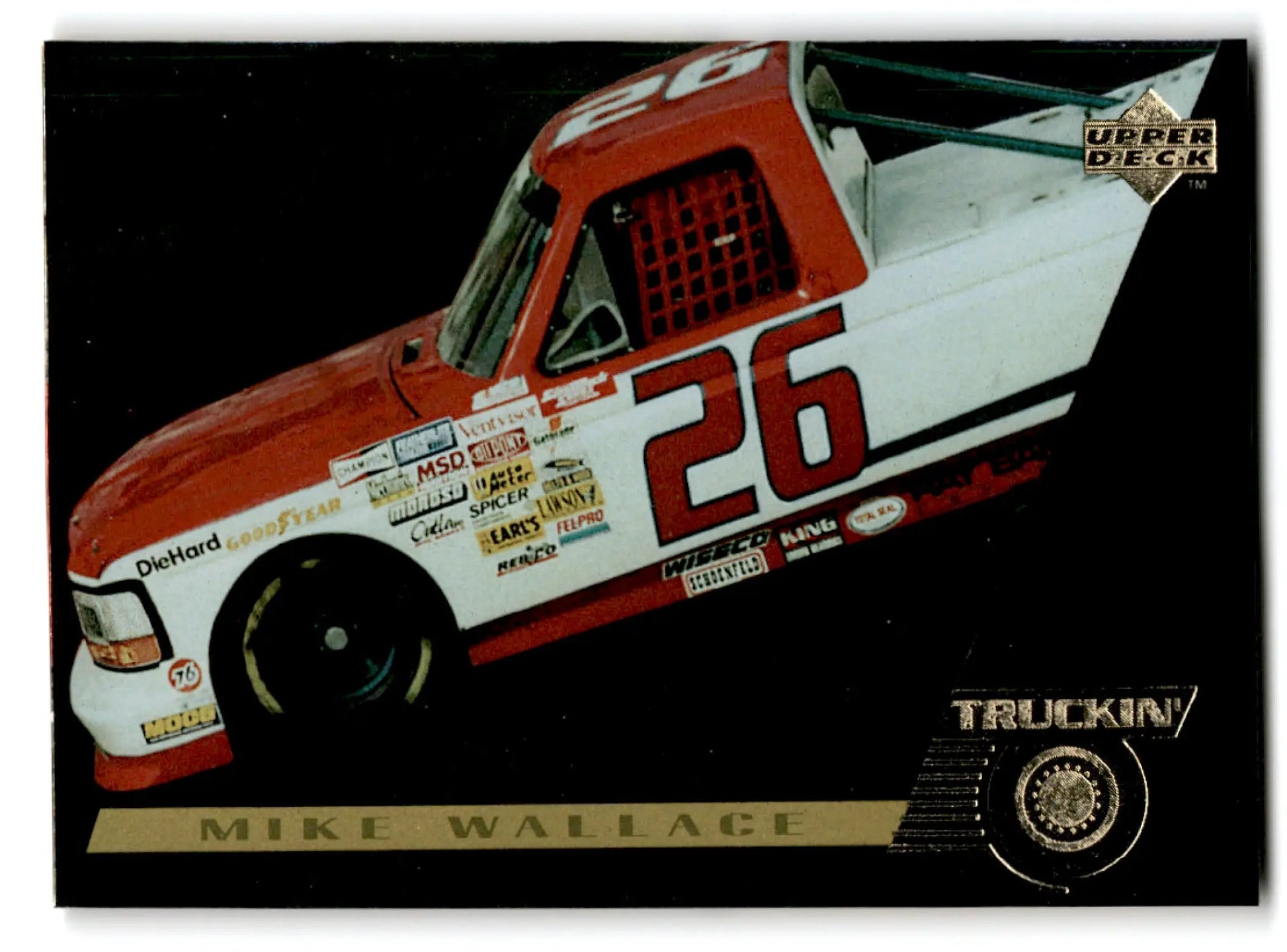 1996 Upper Deck Racing Road to the Cup Mike Wallace #RC145a - Trading Card