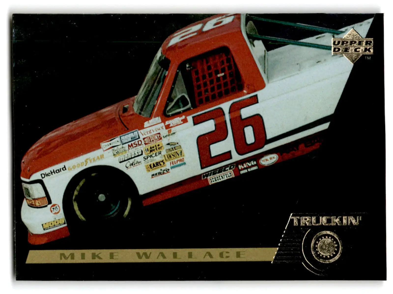 1996 Upper Deck Racing Road to the Cup Mike Wallace #RC145a - Trading Card