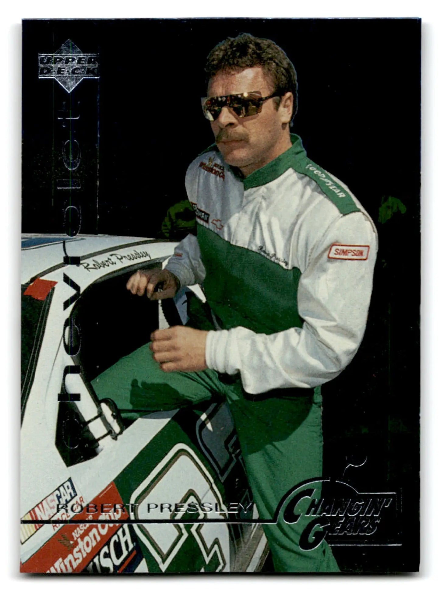 1996 Upper Deck Racing Road to the Cup Robert Pressley #RC109a - Trading Card