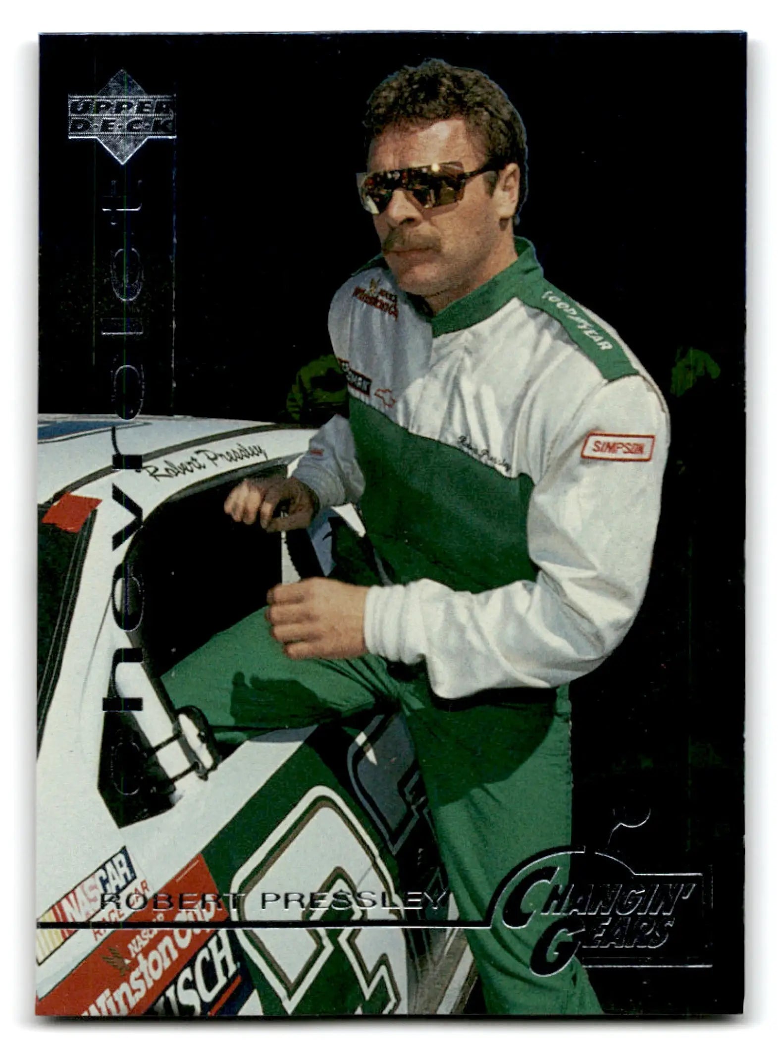 1996 Upper Deck Racing Road to the Cup Robert Pressley #RC109a - Trading Card