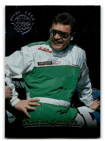 1996 Upper Deck Racing Road to the Cup Robert Pressley #RC39a - Trading Card