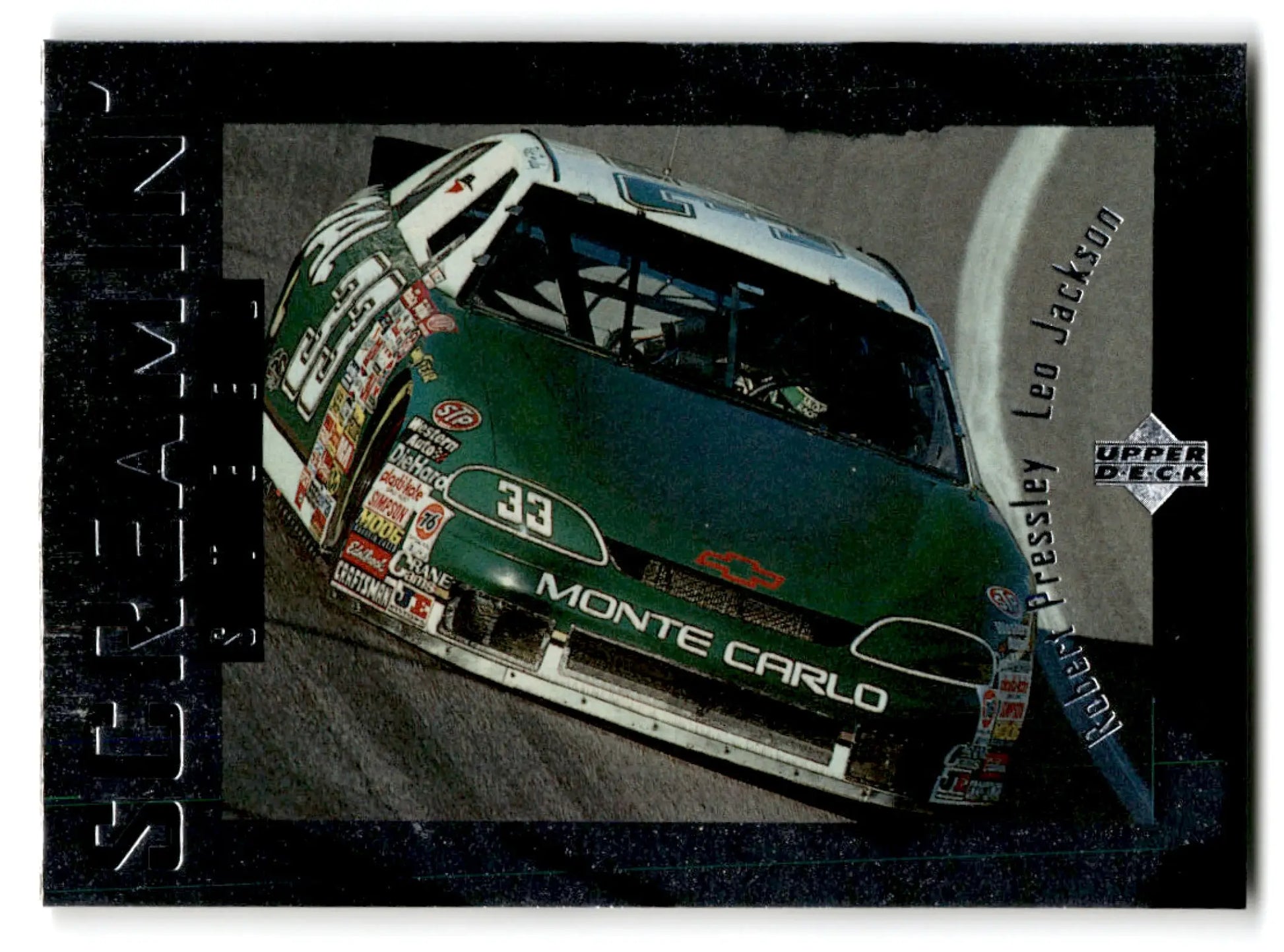 1996 Upper Deck Racing Road to the Cup Robert Pressley #RC76a - Trading Card