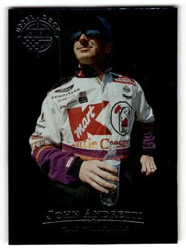 Original gloss 1996 Upper Deck Road to the Cup RC17 John Andretti trading card