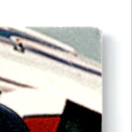 Corner of a canvas print with geometric pattern featuring wheels racing viper racing viper ken schrader