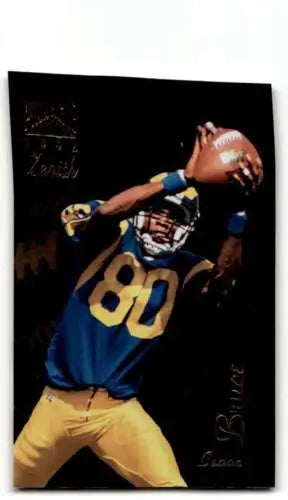 1996 Zenith #Z-10 Isaac Bruce St. Louis Rams Football Card with original gloss finish