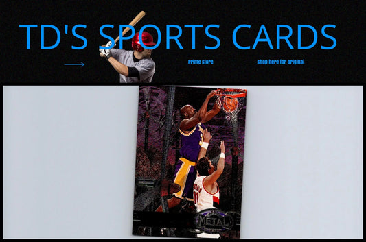 1997-98 Metal Universe Shaquille O’Neal trading card featuring iconic basketball design