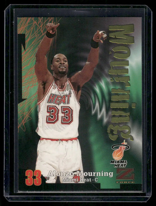 Alonzo Mourning Miami Heat 1997-98 SkyBox Z-Force trading card product image
