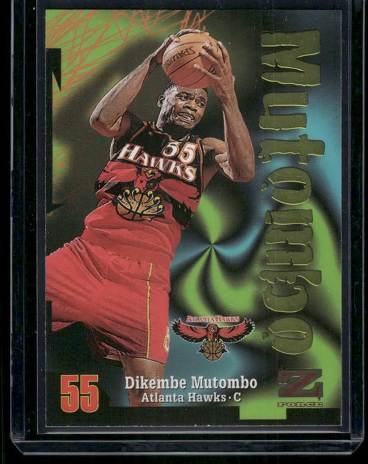 Dikembe Mutombo 1997-98 SkyBox Z-Force basketball trading card product image