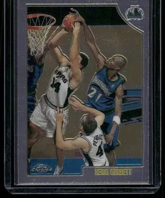 1997-98 Topps Chrome Kevin Garnett #125 Basketball - Basketball Card
