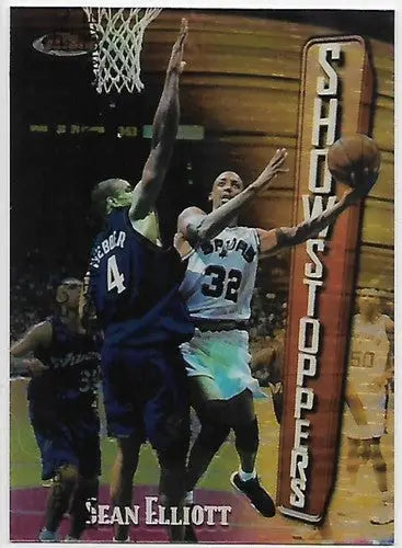 1997-98 Topps Finest #208 Sean Elliott NM-MT Bronze - Trading Cards