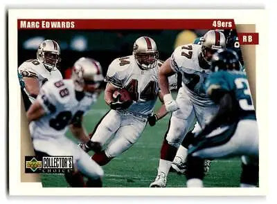 1997 Collector’s Choice #390 Marc Edwards Football Trading Card for collectors