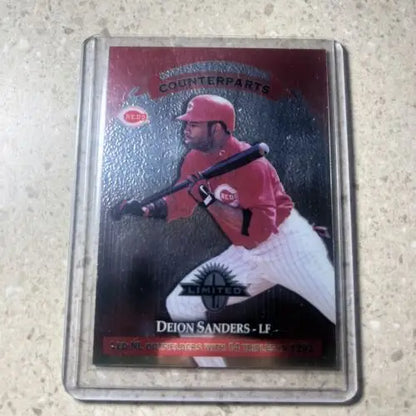 1997 Donruss Limited Counterparts #42 Deion Sanders baseball card collectible