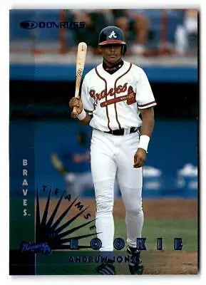 Baseball card of Andruw Jones from 1997 Donruss Team Sets #28 for collectors