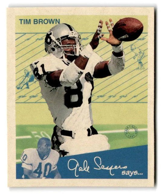1997 Fleer Goudey II #81 Tim Brown - Trading Cards